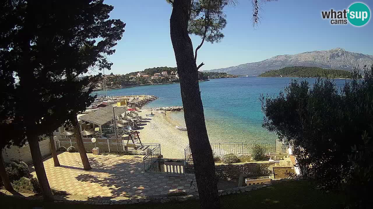 Webcam Lumbarda – Prvi Žal beach – Korčula