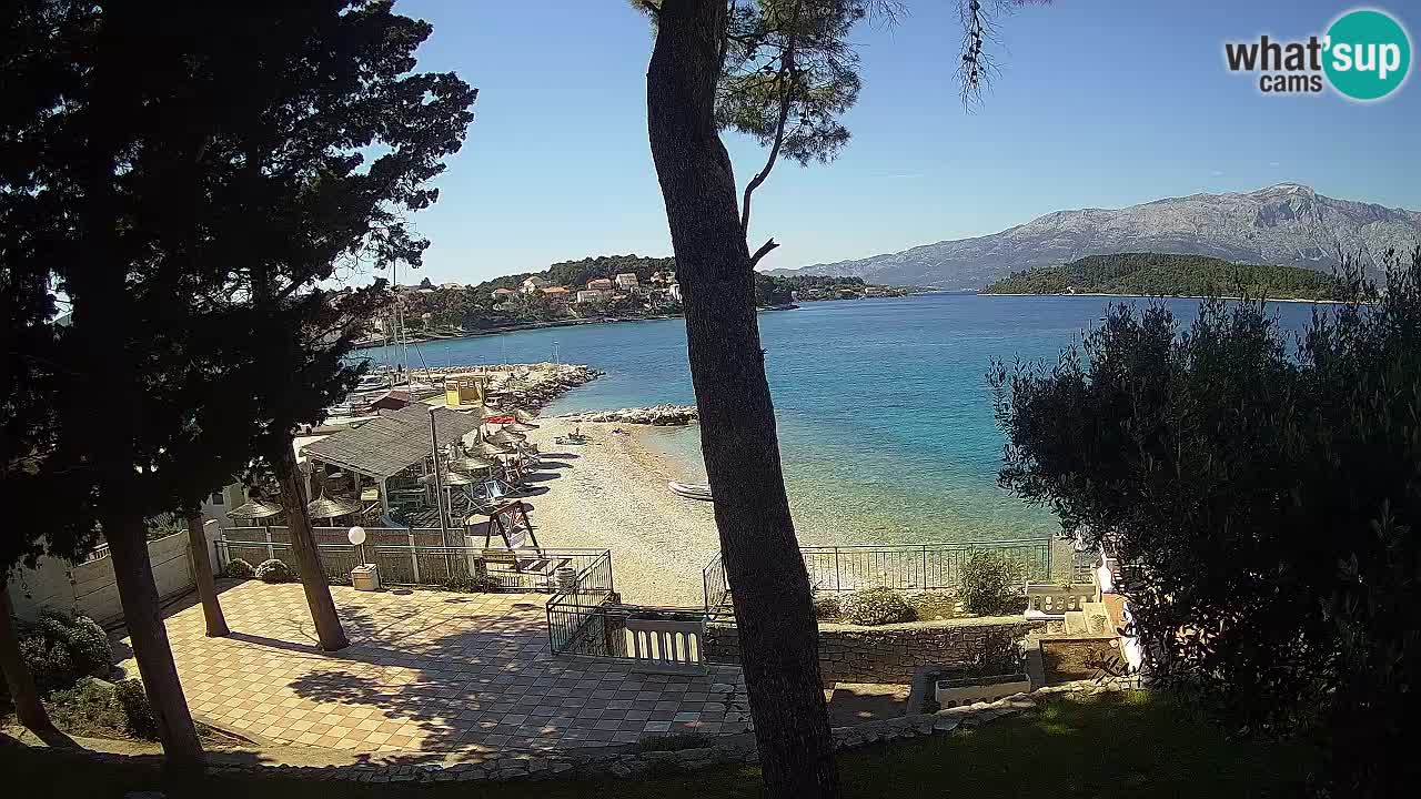 Webcam Lumbarda – Prvi Žal beach – Korčula