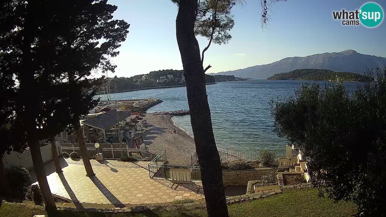 Web kamera Lumbarda – Plaža Prvi Žal – Korčula