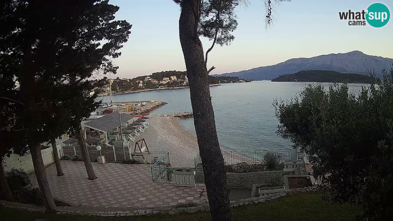 Web kamera Lumbarda – Plaža Prvi Žal – Korčula