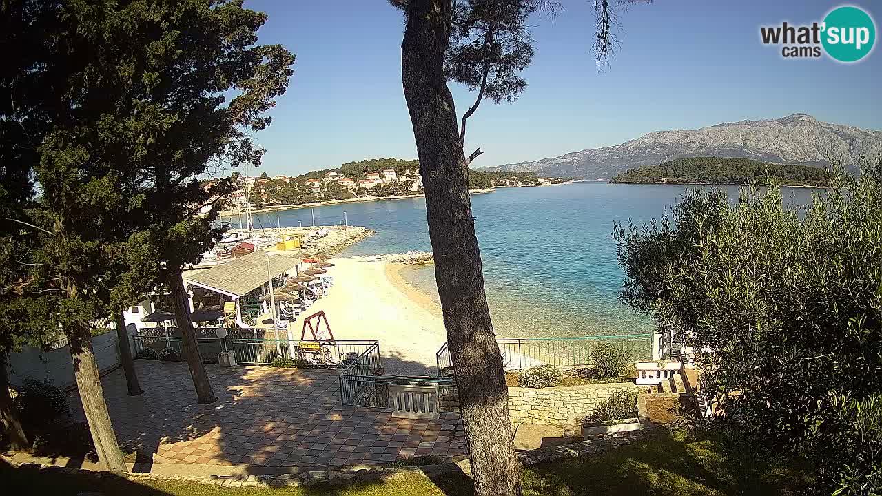Webcam Lumbarda – Prvi Žal beach – Korčula