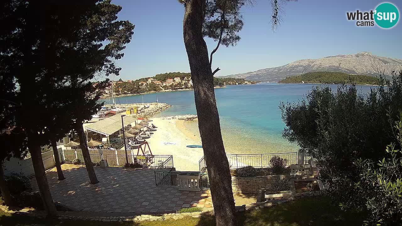 Webcam Lumbarda – Prvi Žal beach – Korčula