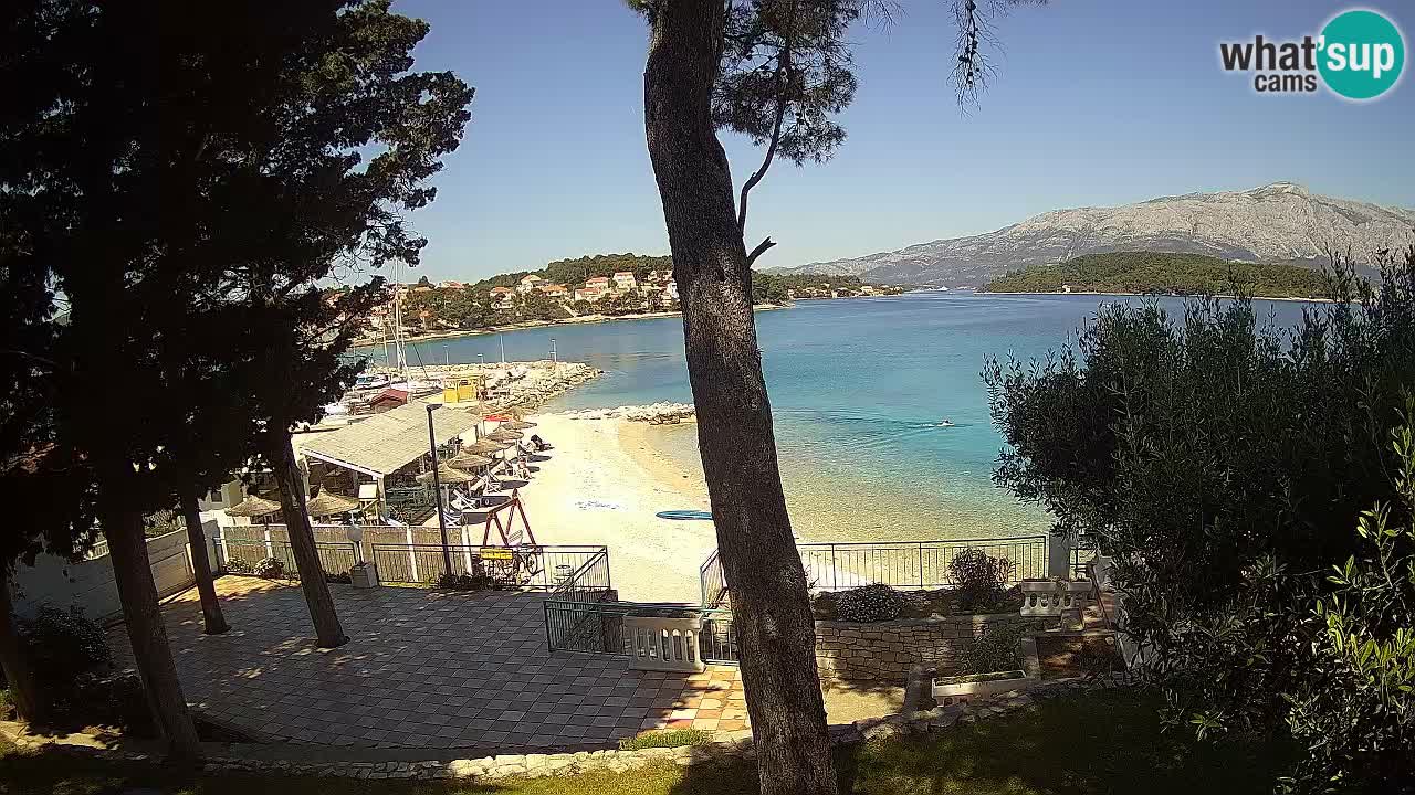 Web kamera Lumbarda – Plaža Prvi Žal – Korčula