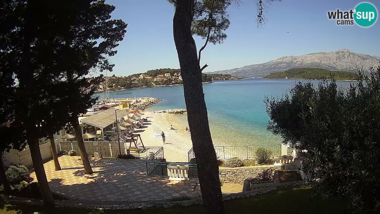 Webcam Lumbarda – Prvi Žal beach – Korčula