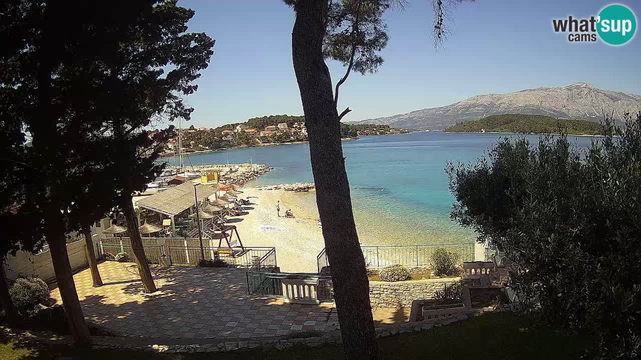 Webcam Lumbarda – Prvi Žal beach – Korčula