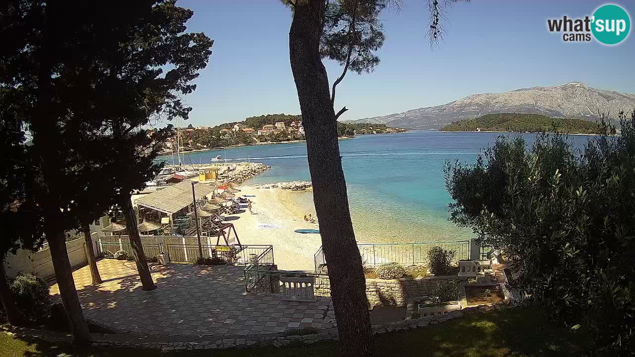 Webcam Lumbarda – Prvi Žal beach – Korčula