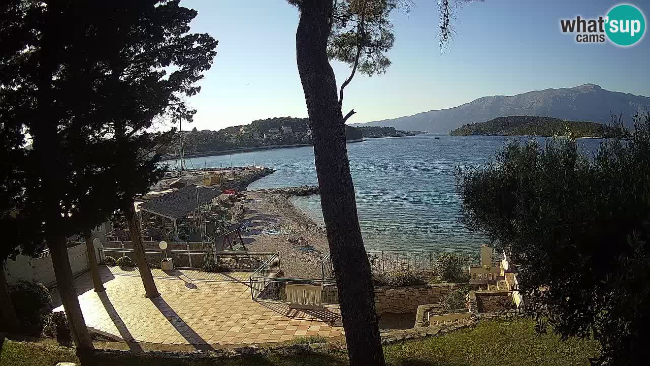 Webcam Lumbarda – Prvi Žal beach – Korčula