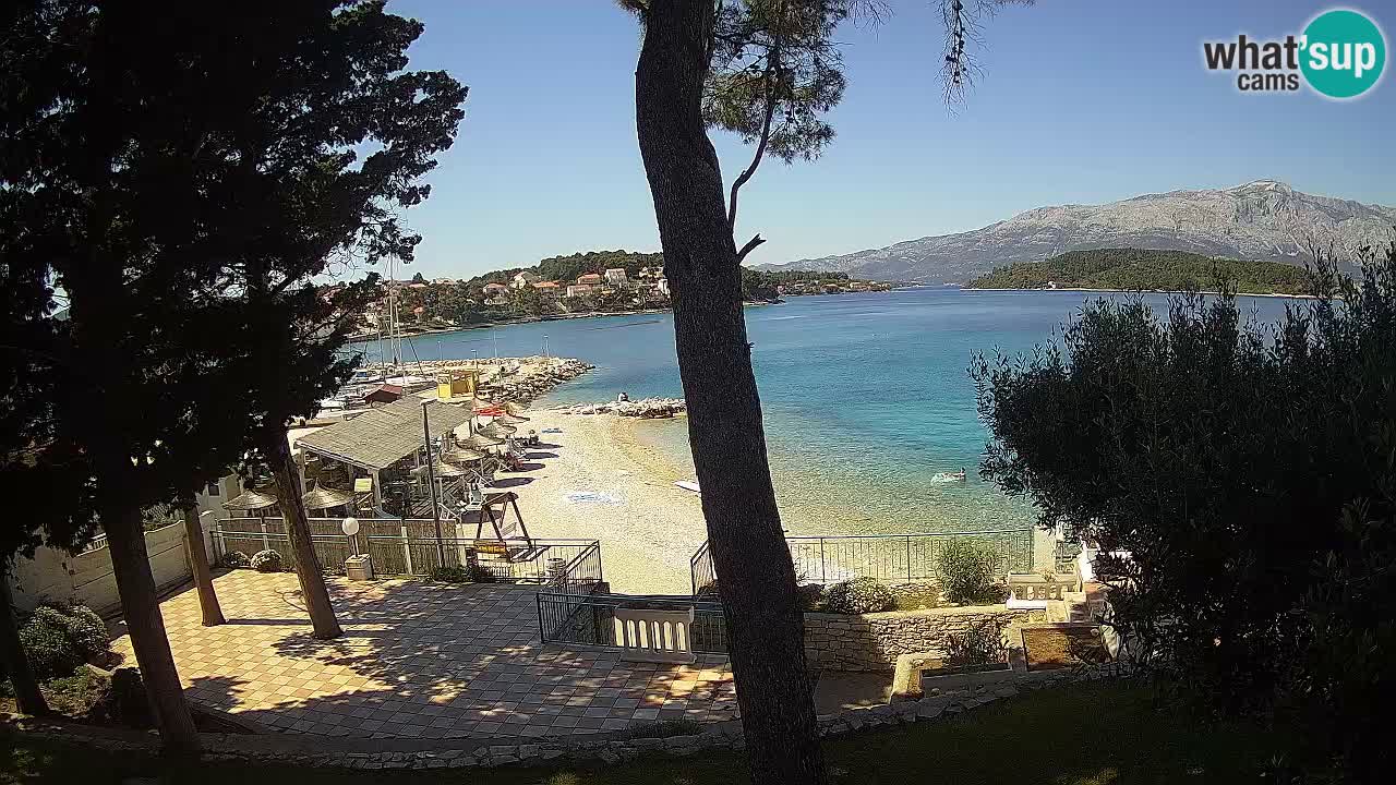 Webcam Lumbarda – Prvi Žal beach – Korčula