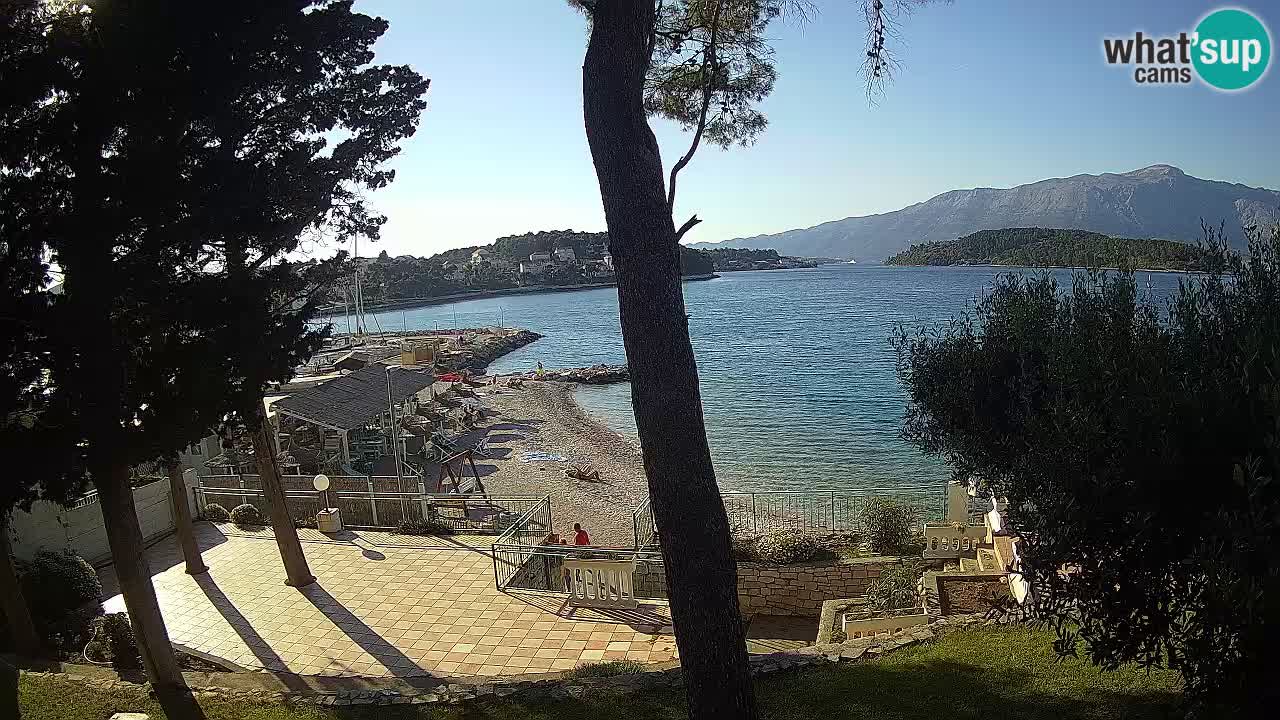 Webcam Lumbarda – Prvi Žal beach – Korčula