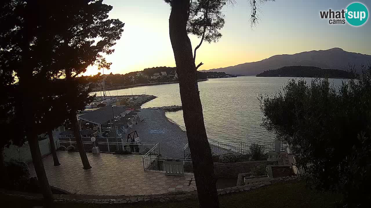 Camera en vivo Lumbarda – Playa Prvi Žal – Korčula