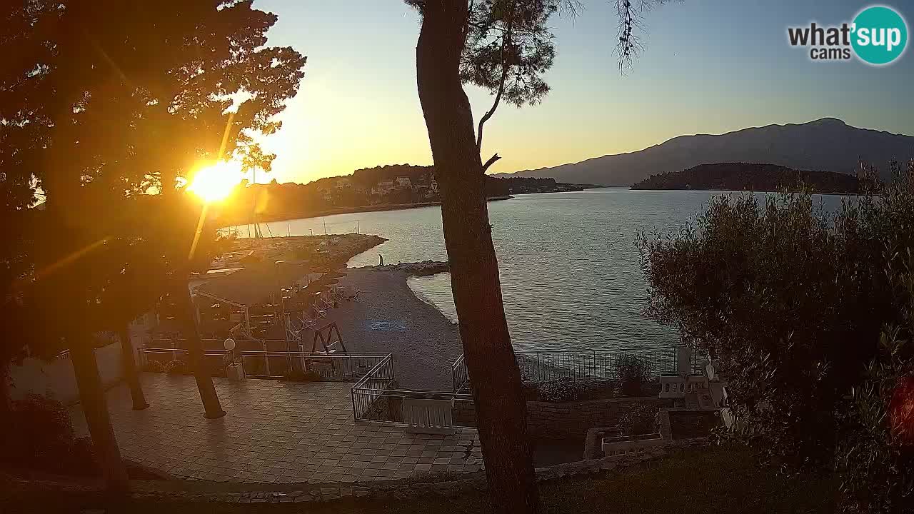 Webcam Lumbarda – Prvi Žal beach – Korčula