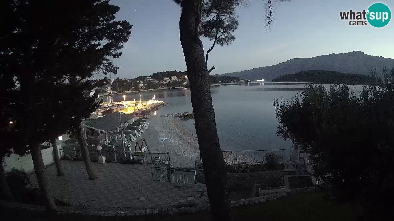 Webcam Lumbarda – Prvi Žal beach – Korčula