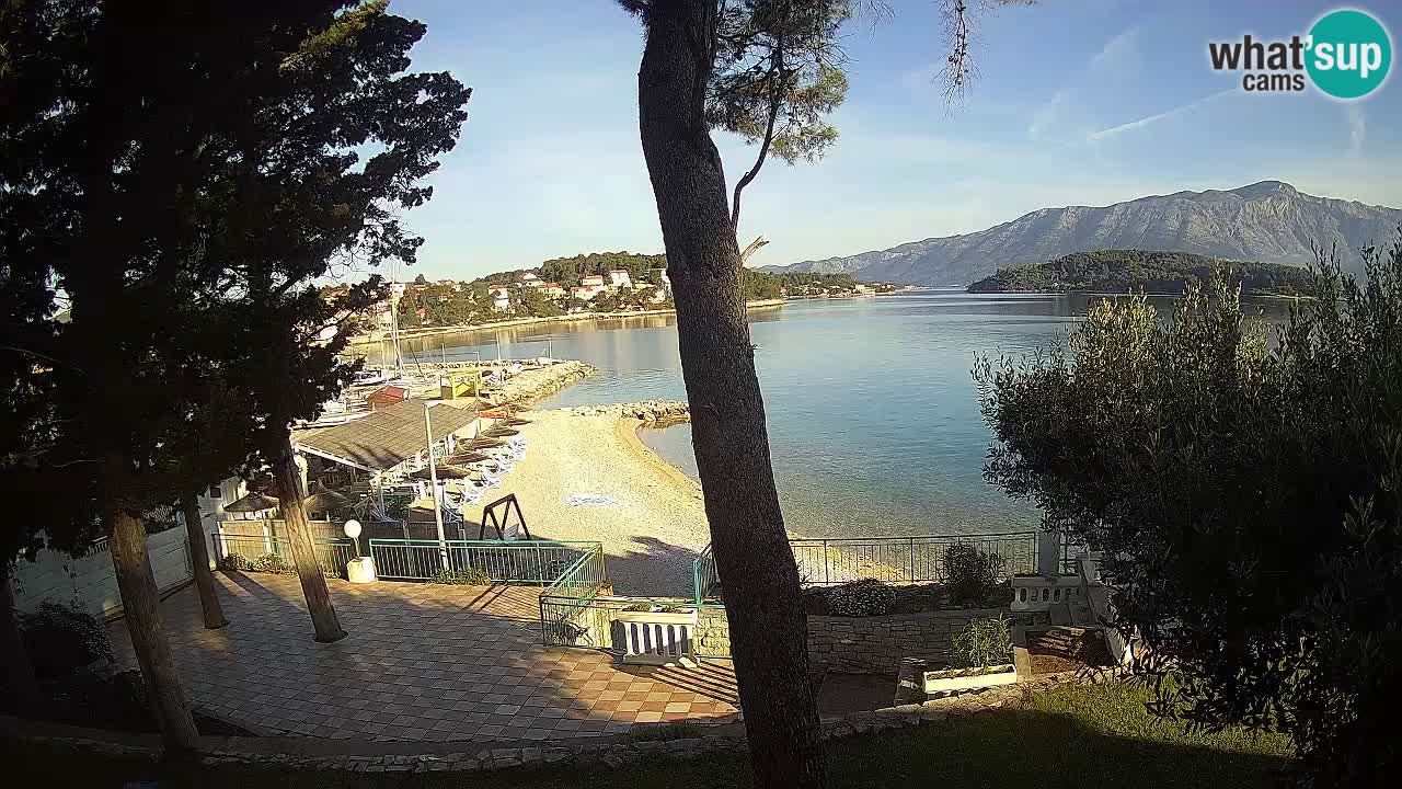 Webcam Lumbarda – Prvi Žal beach – Korčula