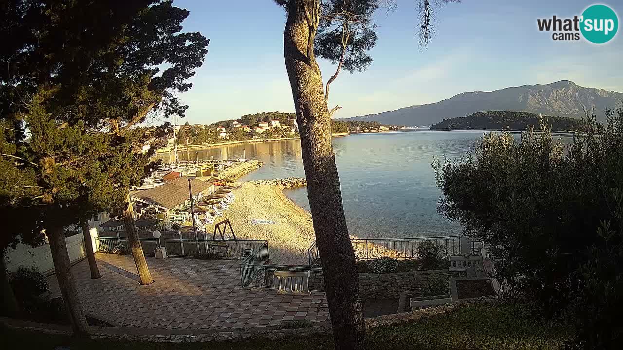Webcam Lumbarda – Prvi Žal beach – Korčula