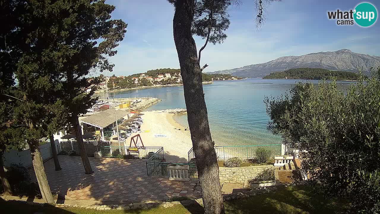 Webcam Lumbarda – Prvi Žal beach – Korčula
