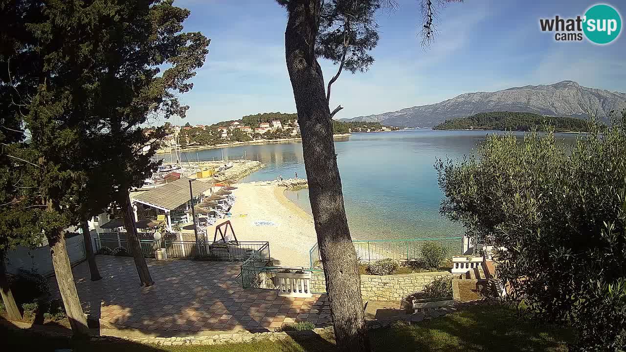 Webcam Lumbarda – Prvi Žal beach – Korčula