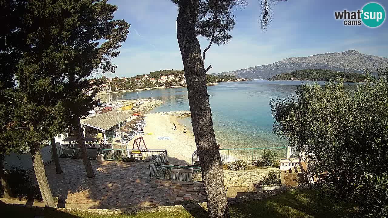 Webcam Lumbarda – Prvi Žal beach – Korčula