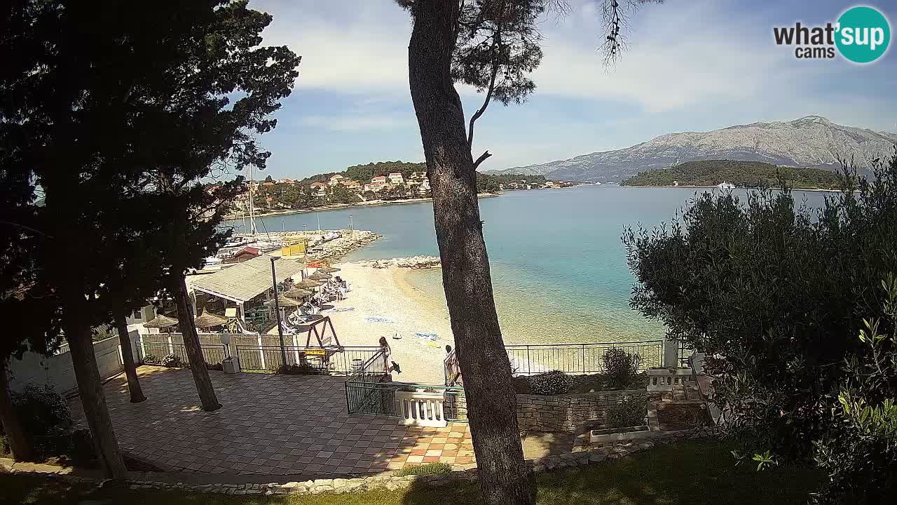 Webcam Lumbarda – Prvi Žal beach – Korčula