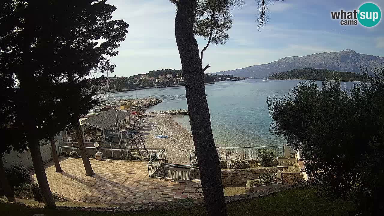 Webcam Lumbarda – Prvi Žal beach – Korčula