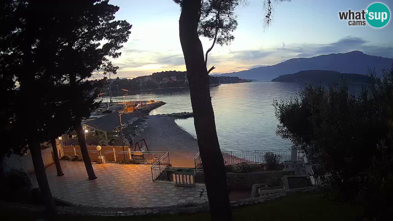 Camera en vivo Lumbarda – Playa Prvi Žal – Korčula
