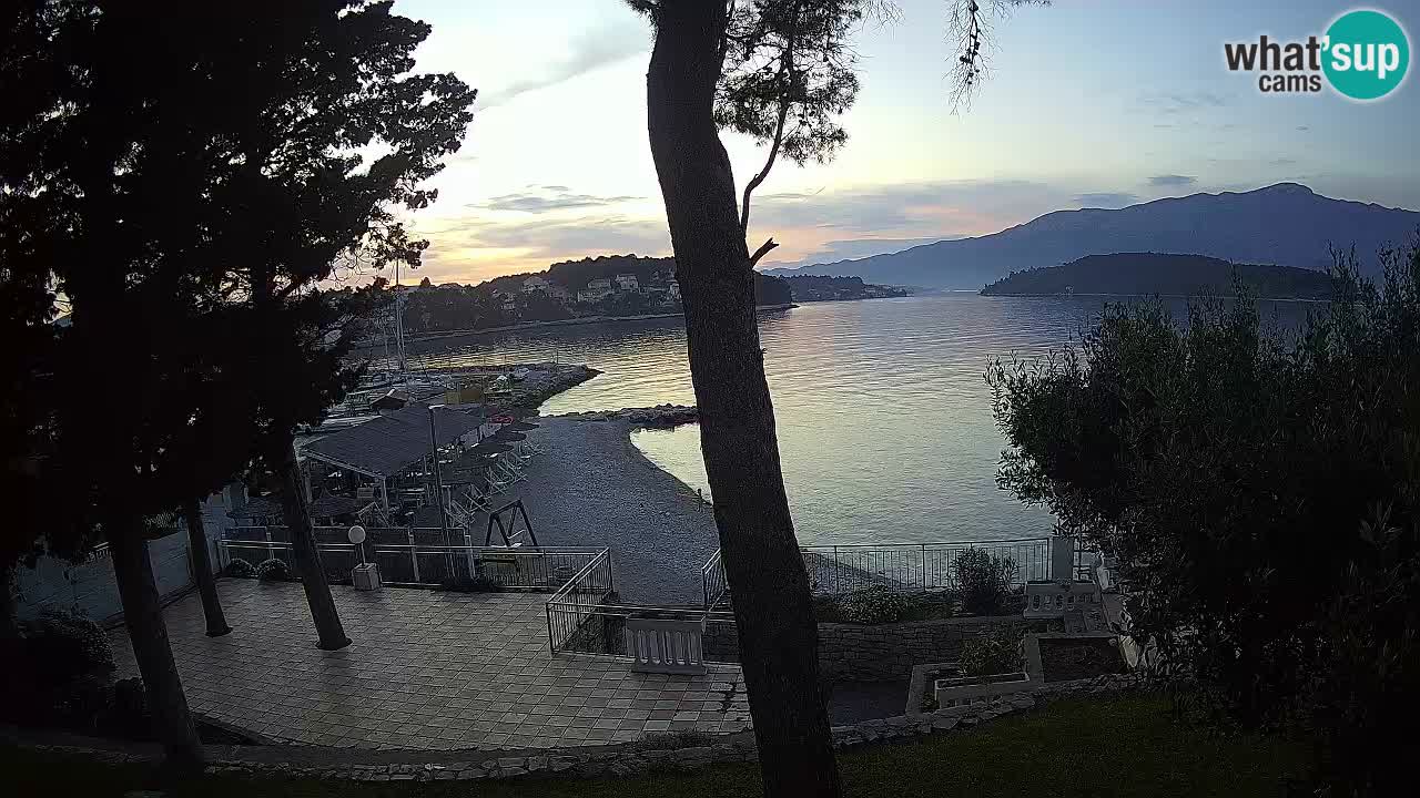 Webcam live Lumbarda – Plage Prvi Žal – Korčula