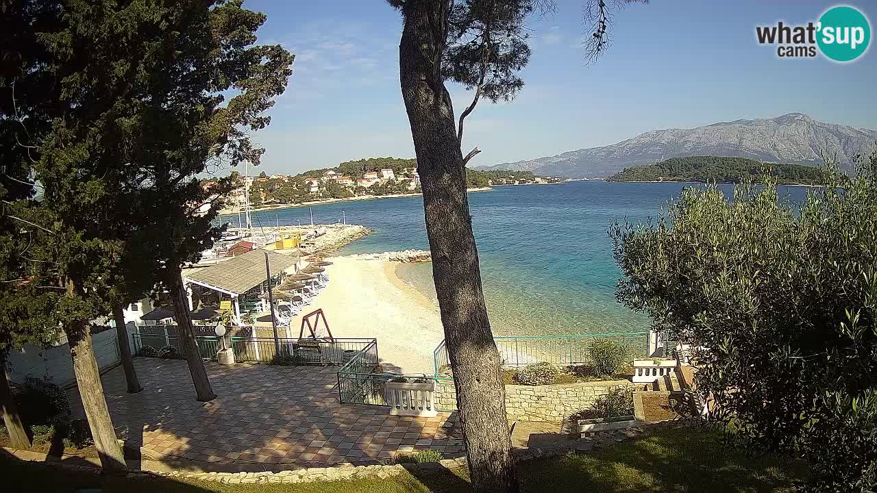 Web kamera Lumbarda – Plaža Prvi Žal – Korčula