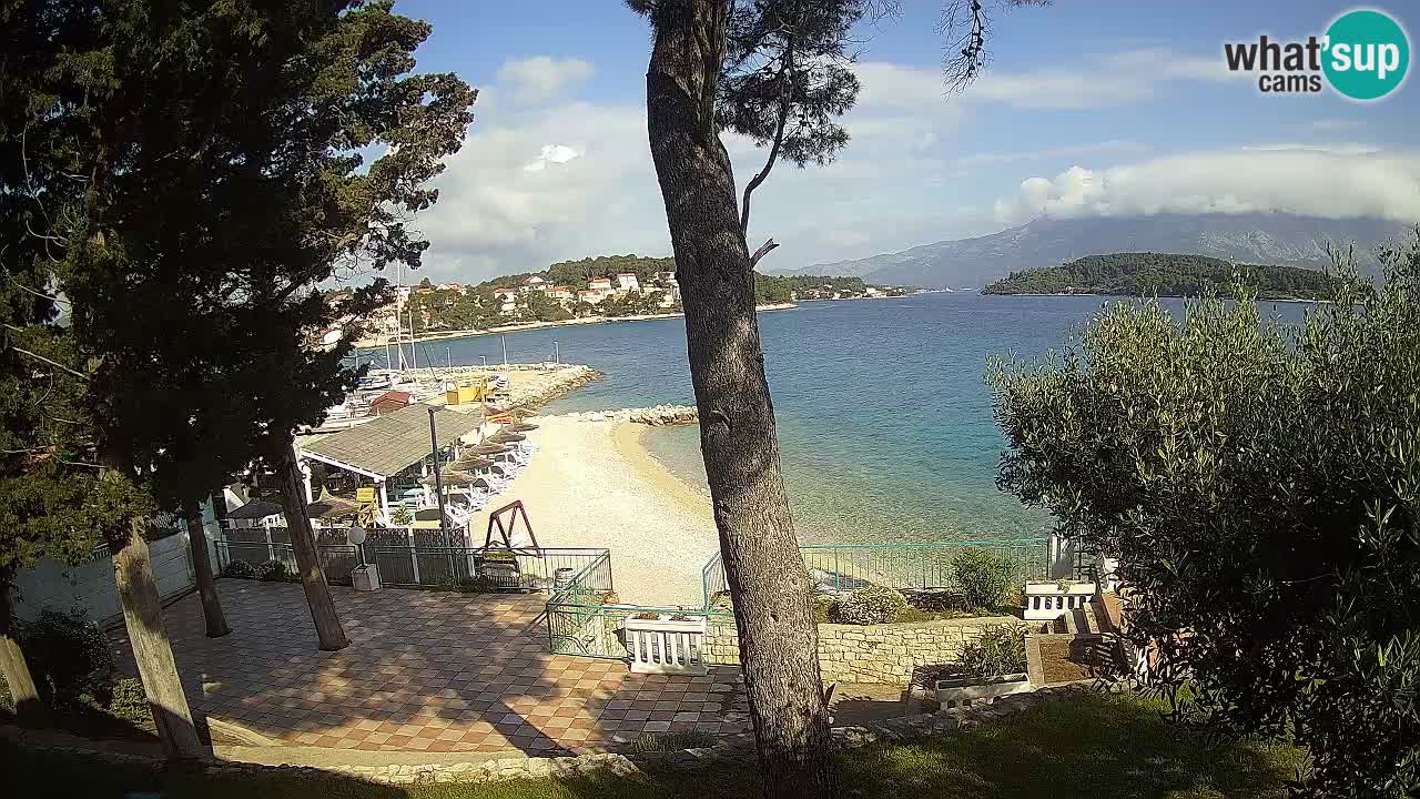 Web kamera Lumbarda – Plaža Prvi Žal – Korčula