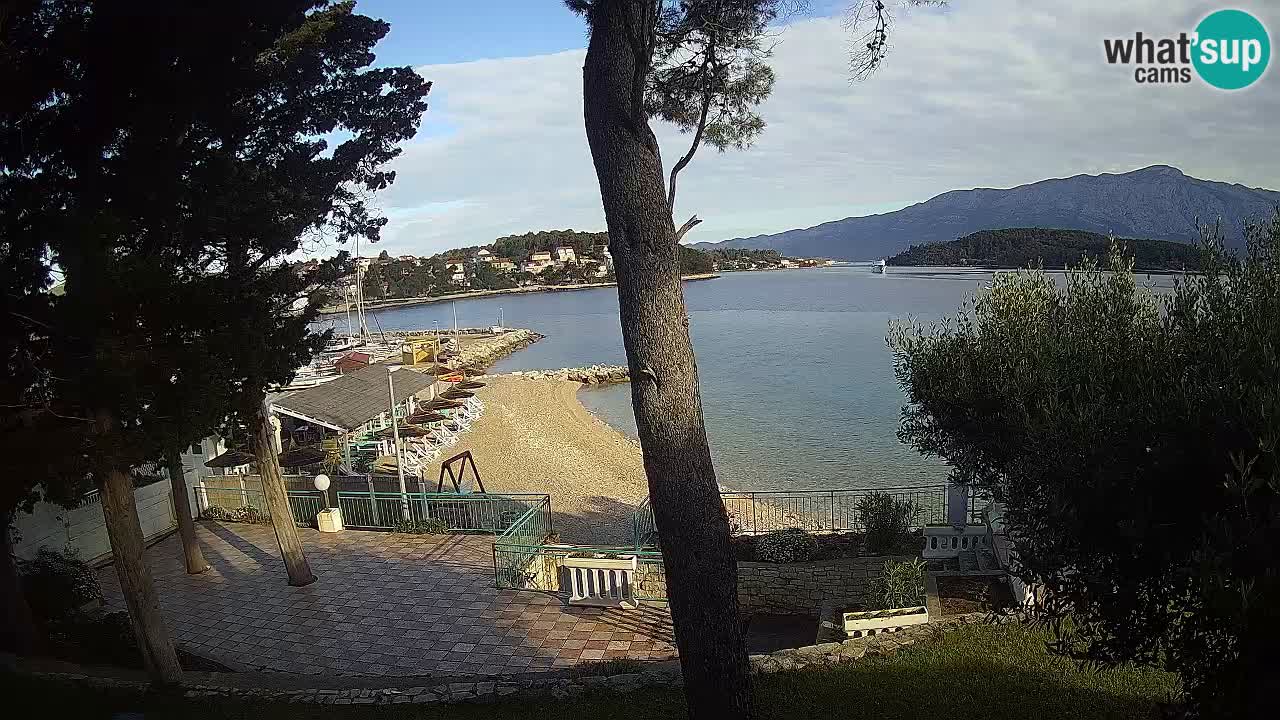 Livecam Lumbarda – Spiaggia Prvi Žal – Korčula