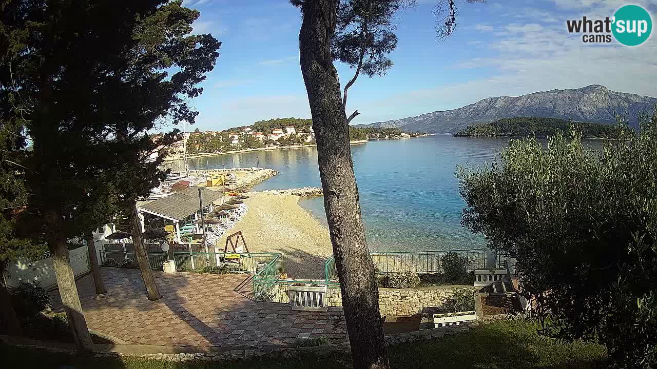 Webcam Lumbarda – Prvi Žal beach – Korčula