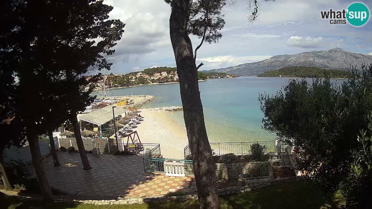Webcam Lumbarda – Prvi Žal beach – Korčula
