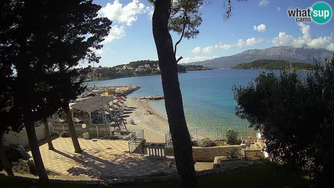Webcam Lumbarda – Prvi Žal beach – Korčula