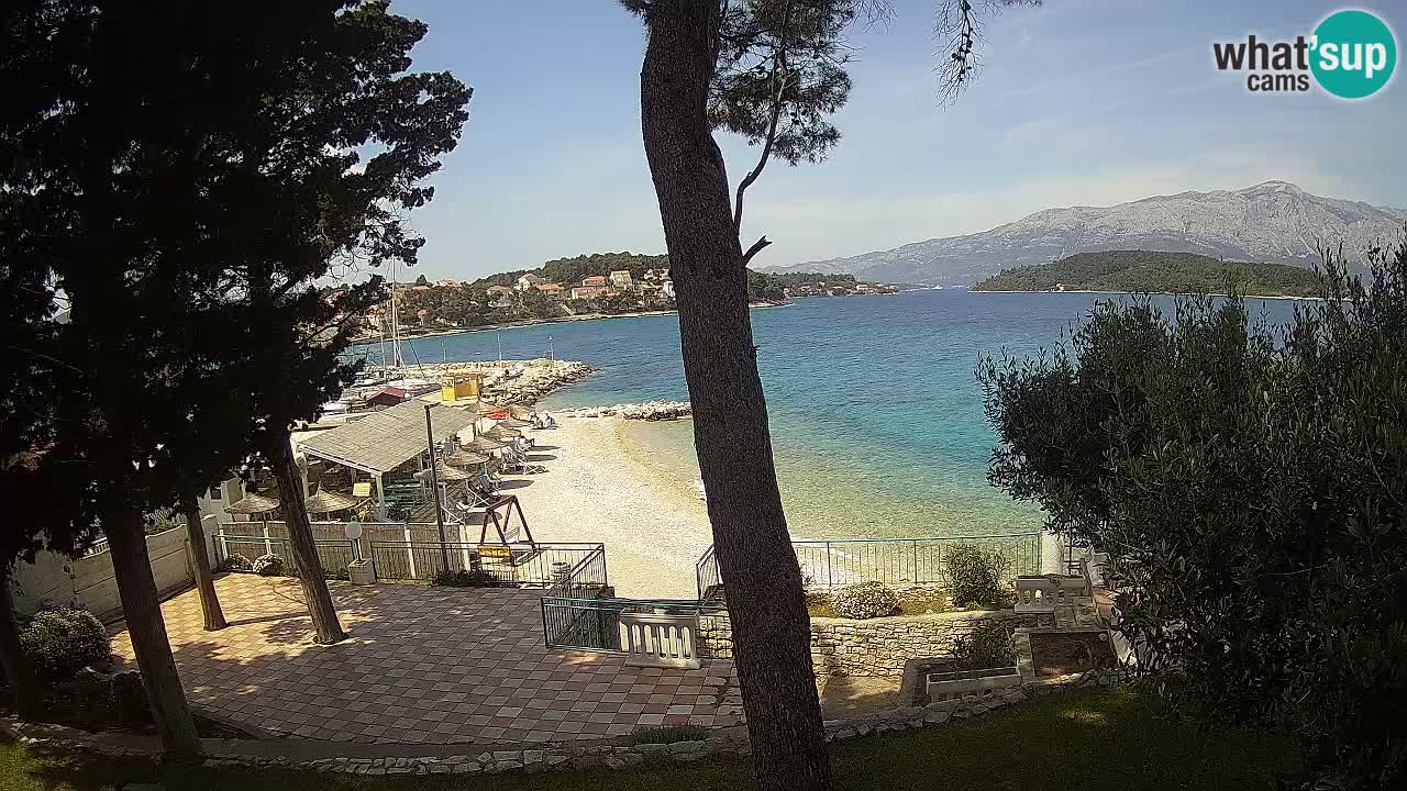 Camera en vivo Lumbarda – Playa Prvi Žal – Korčula