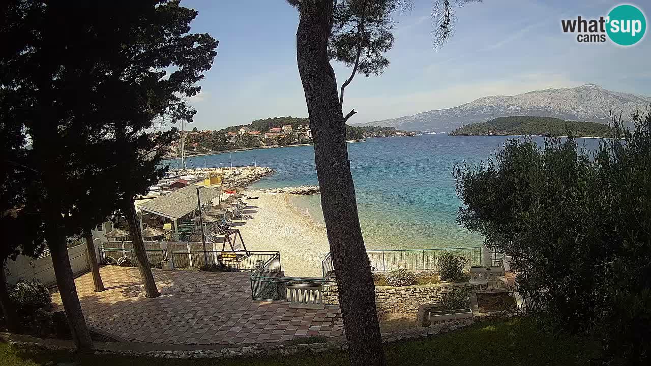Camera en vivo Lumbarda – Playa Prvi Žal – Korčula