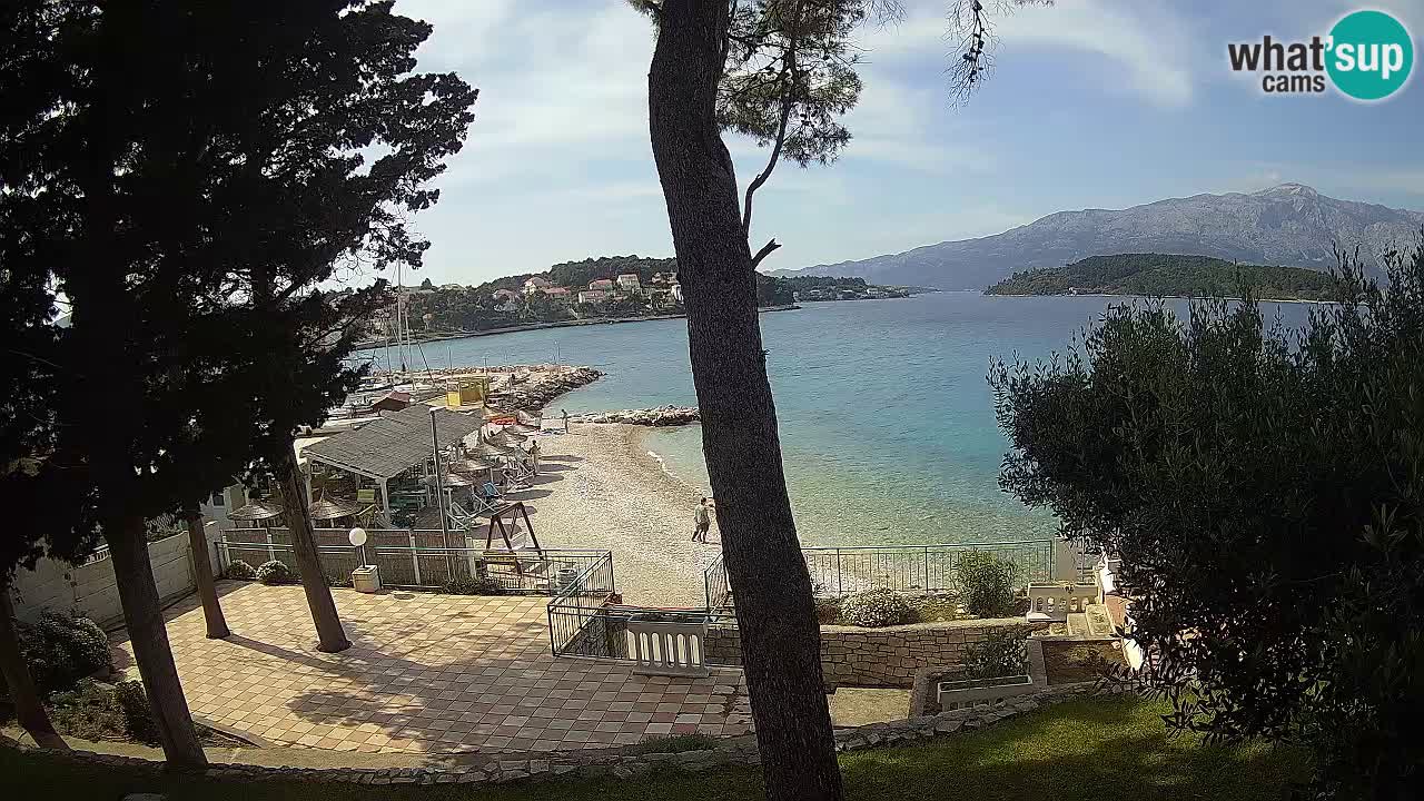 Webcam Lumbarda – Prvi Žal beach – Korčula