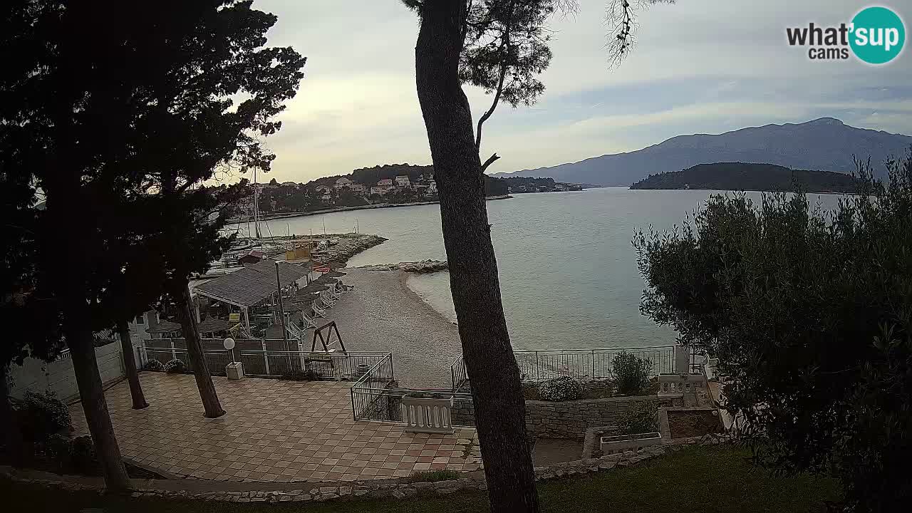 Web kamera Lumbarda – Plaža Prvi Žal – Korčula