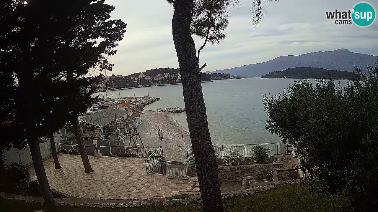 Livecam Lumbarda – Spiaggia Prvi Žal – Korčula