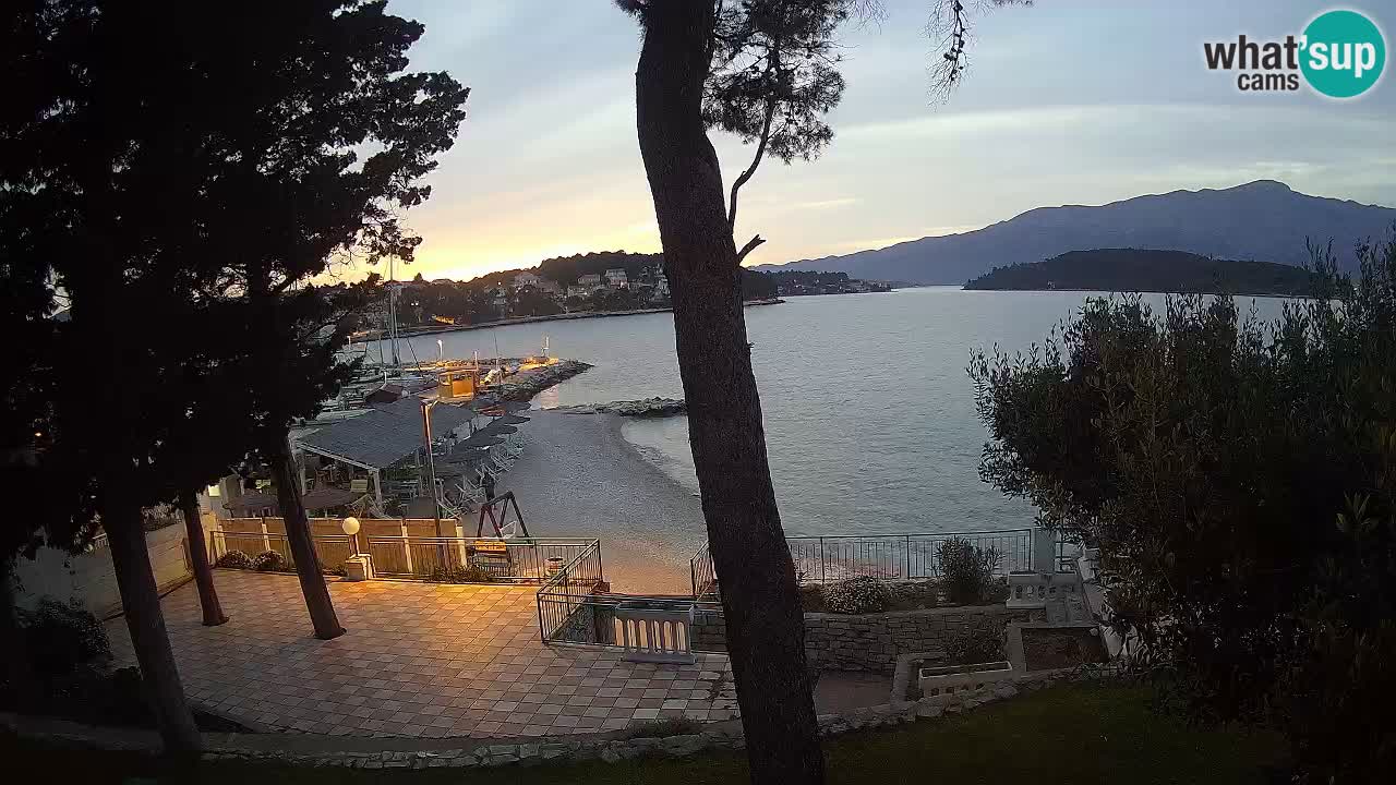 Web kamera Lumbarda – Plaža Prvi Žal – Korčula