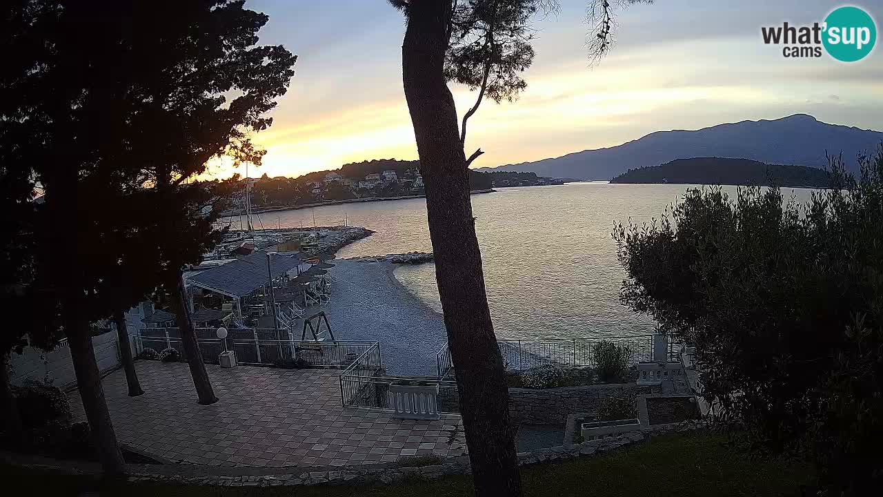 Web kamera Lumbarda – Plaža Prvi Žal – Korčula