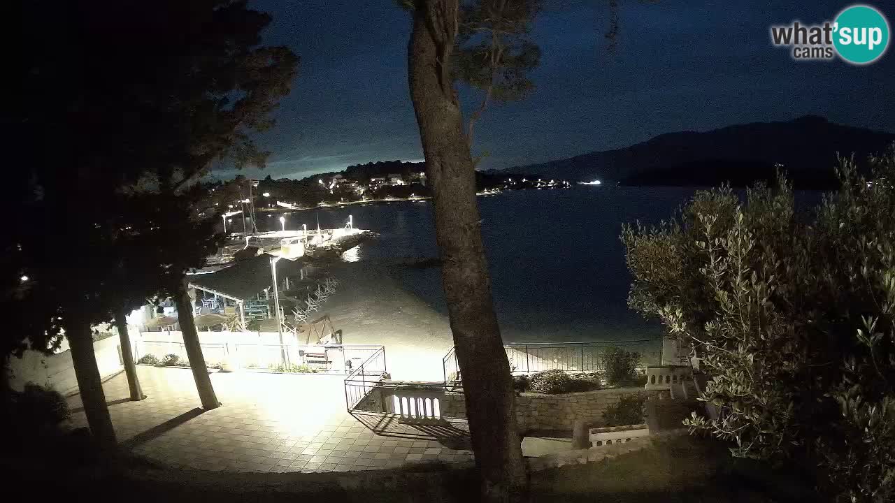Spletna kamera Lumbarda – Plaža Prvi Žal – Korčula