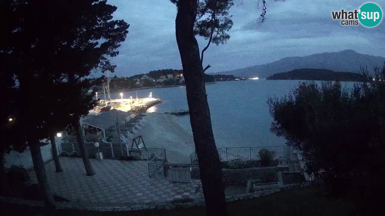 Webcam live Lumbarda – Plage Prvi Žal – Korčula