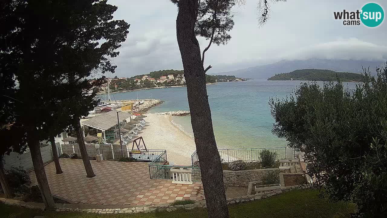 Camera en vivo Lumbarda – Playa Prvi Žal – Korčula
