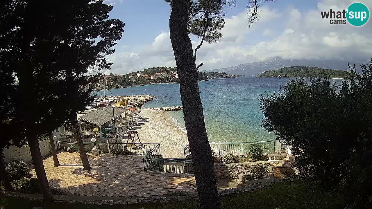 Camera en vivo Lumbarda – Playa Prvi Žal – Korčula