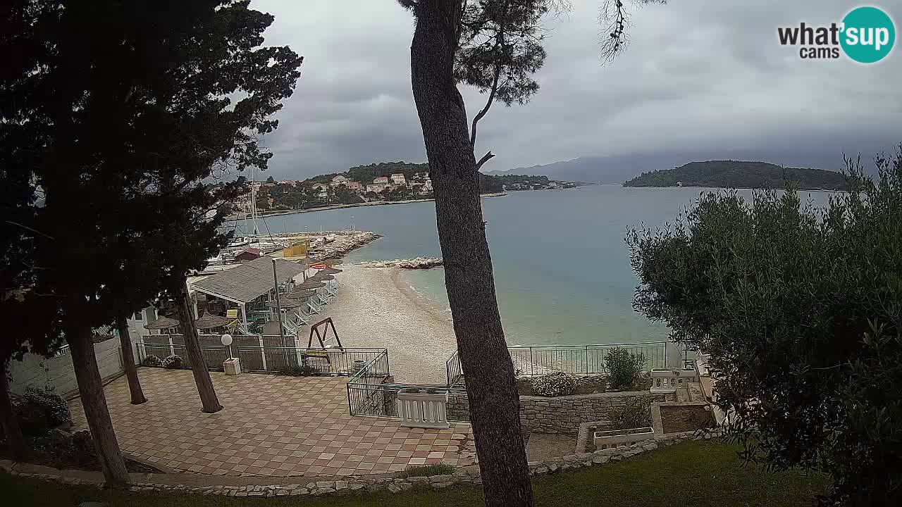 Livecam Lumbarda – Spiaggia Prvi Žal – Korčula