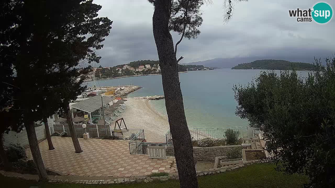 Camera en vivo Lumbarda – Playa Prvi Žal – Korčula