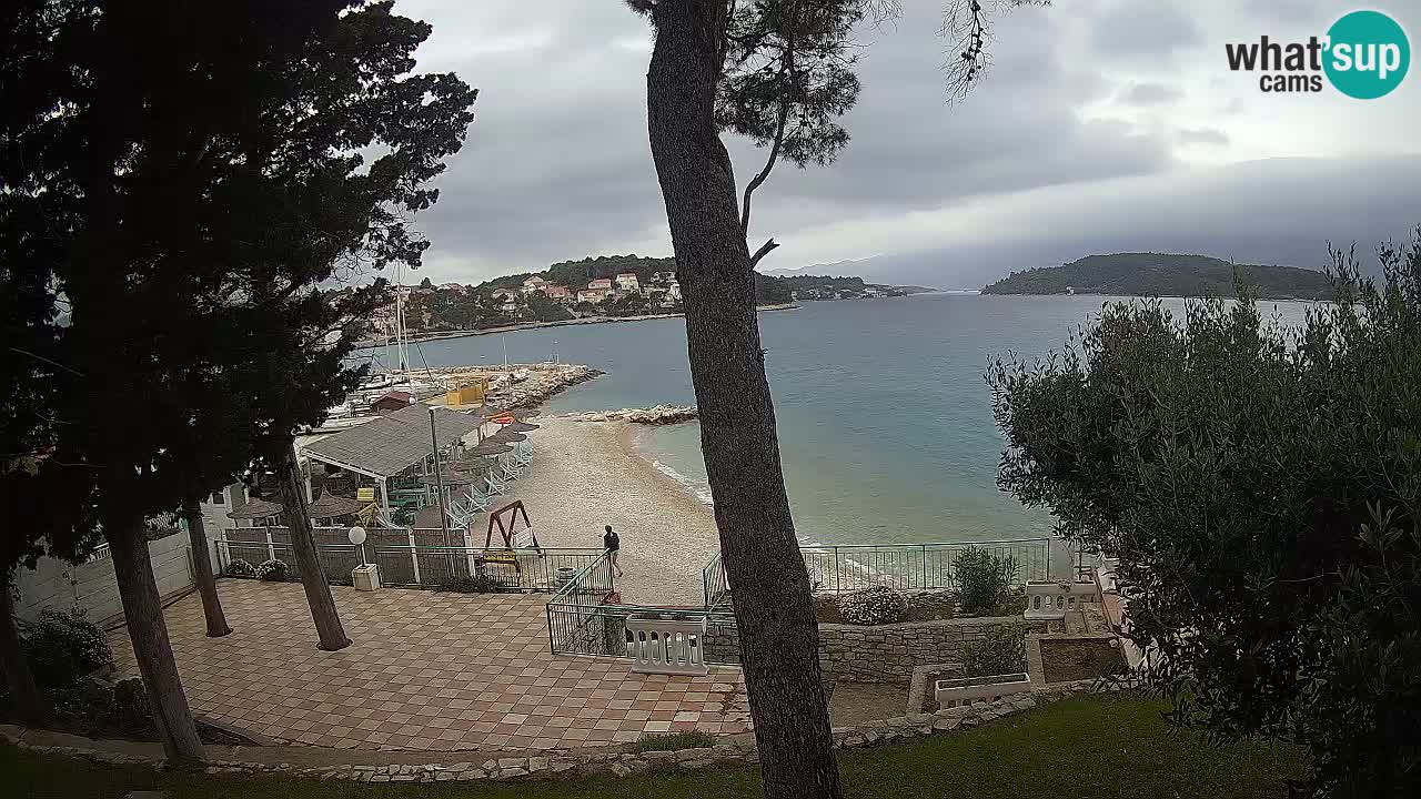 Webcam live Lumbarda – Plage Prvi Žal – Korčula