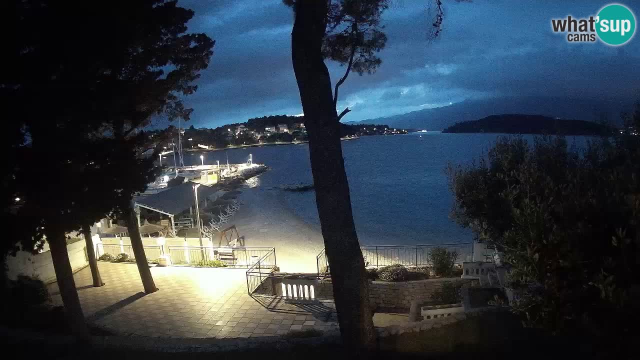 Webcam Lumbarda – Prvi Žal beach – Korčula