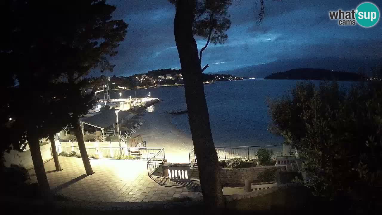 Spletna kamera Lumbarda – Plaža Prvi Žal – Korčula