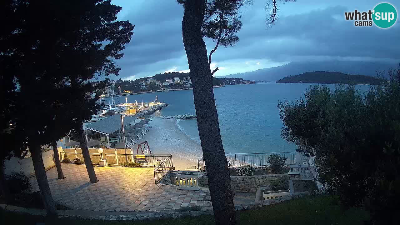 Camera en vivo Lumbarda – Playa Prvi Žal – Korčula