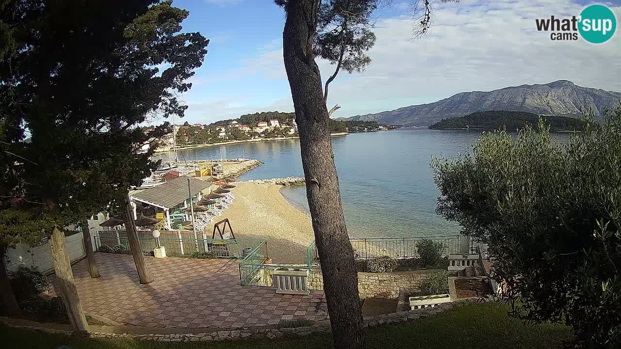 Livecam Lumbarda – Spiaggia Prvi Žal – Korčula
