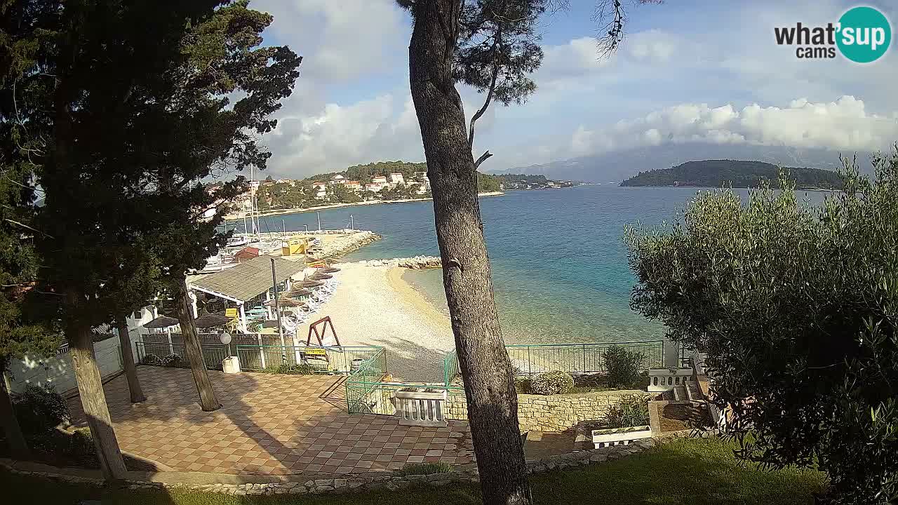 Webcam Lumbarda – Prvi Žal beach – Korčula